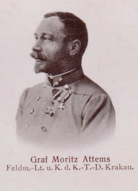 Porträt von Heinrich Moritz von Attems-Heiligenkreuz (1852–1926) – Gedenkseite