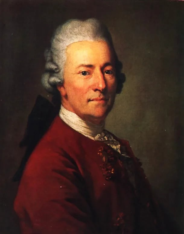 Porträt von Philipp Erasmus Reich (1717–1787) – Gedenkseite