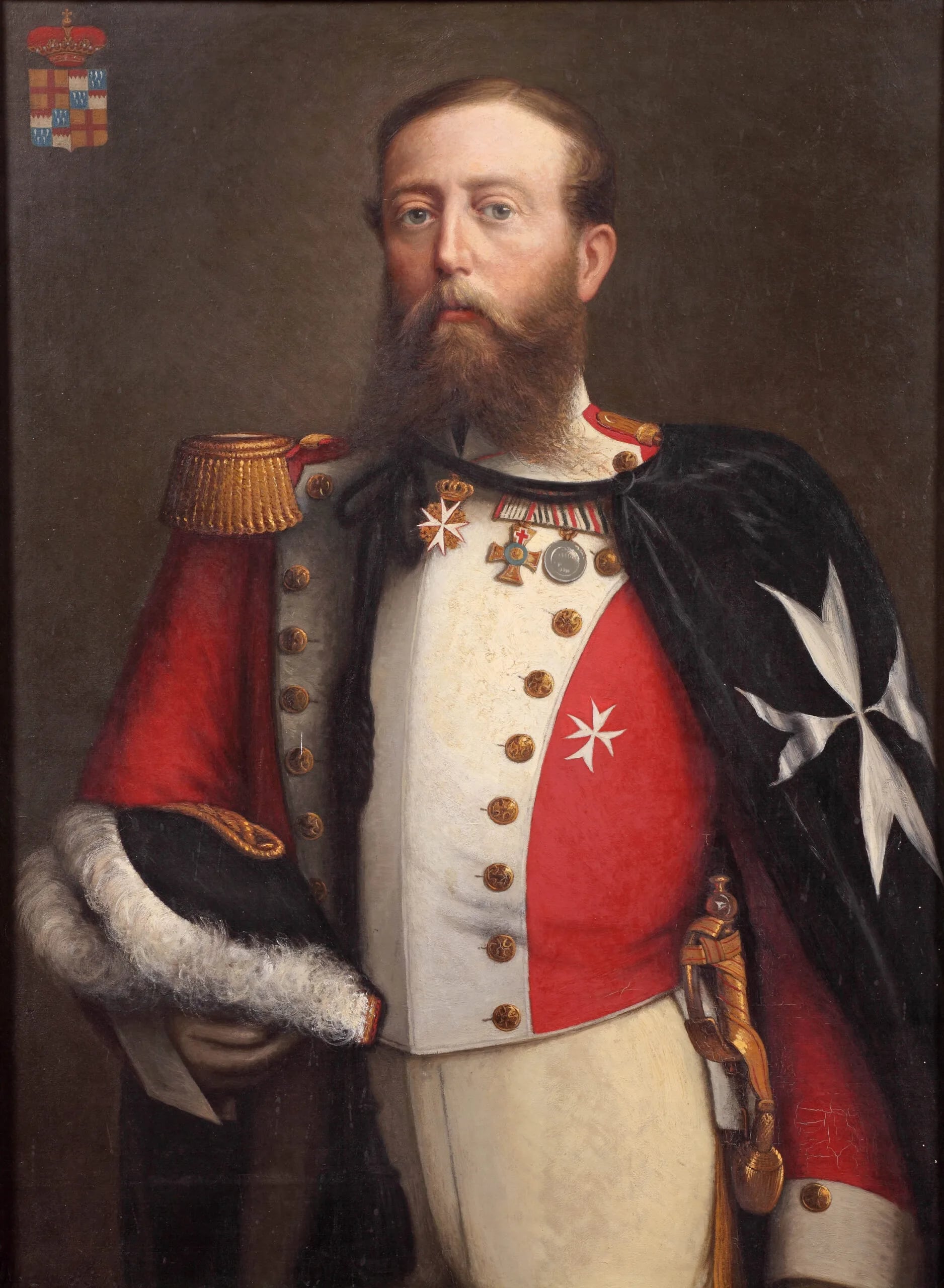 Porträt von Jacob Hendrik van Rechteren Limpurg (1831–1878) – Gedenkseite