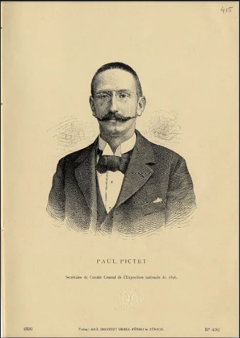 Porträt von Paul Pictet (1862–1947) – Gedenkseite