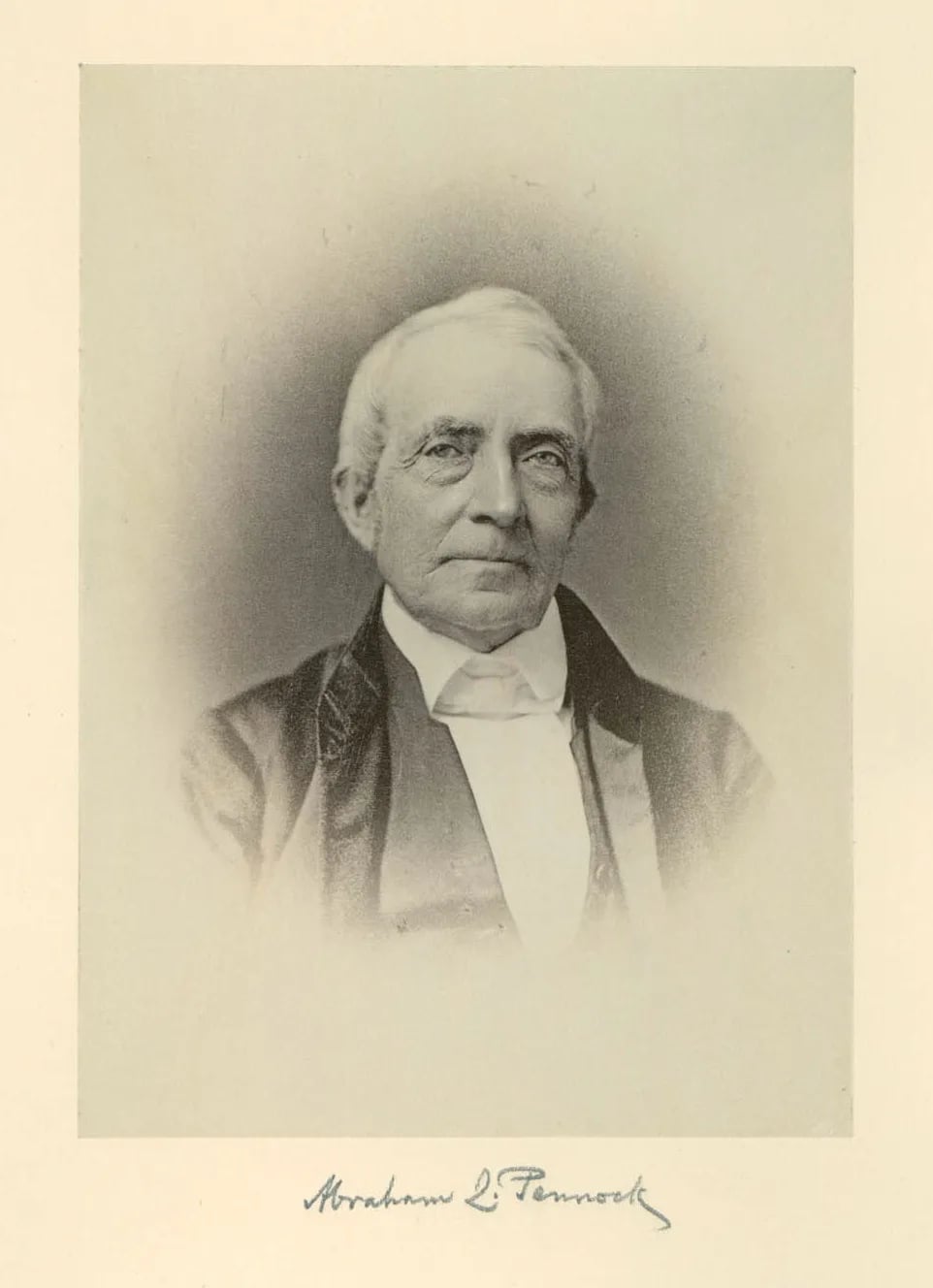 Porträt von Abraham L. Pennock (1786–1868) – Gedenkseite