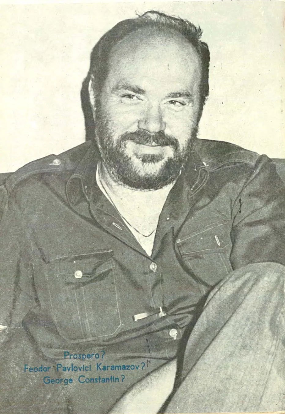 Portrait of George Constantin (1933–1994) – memorial page