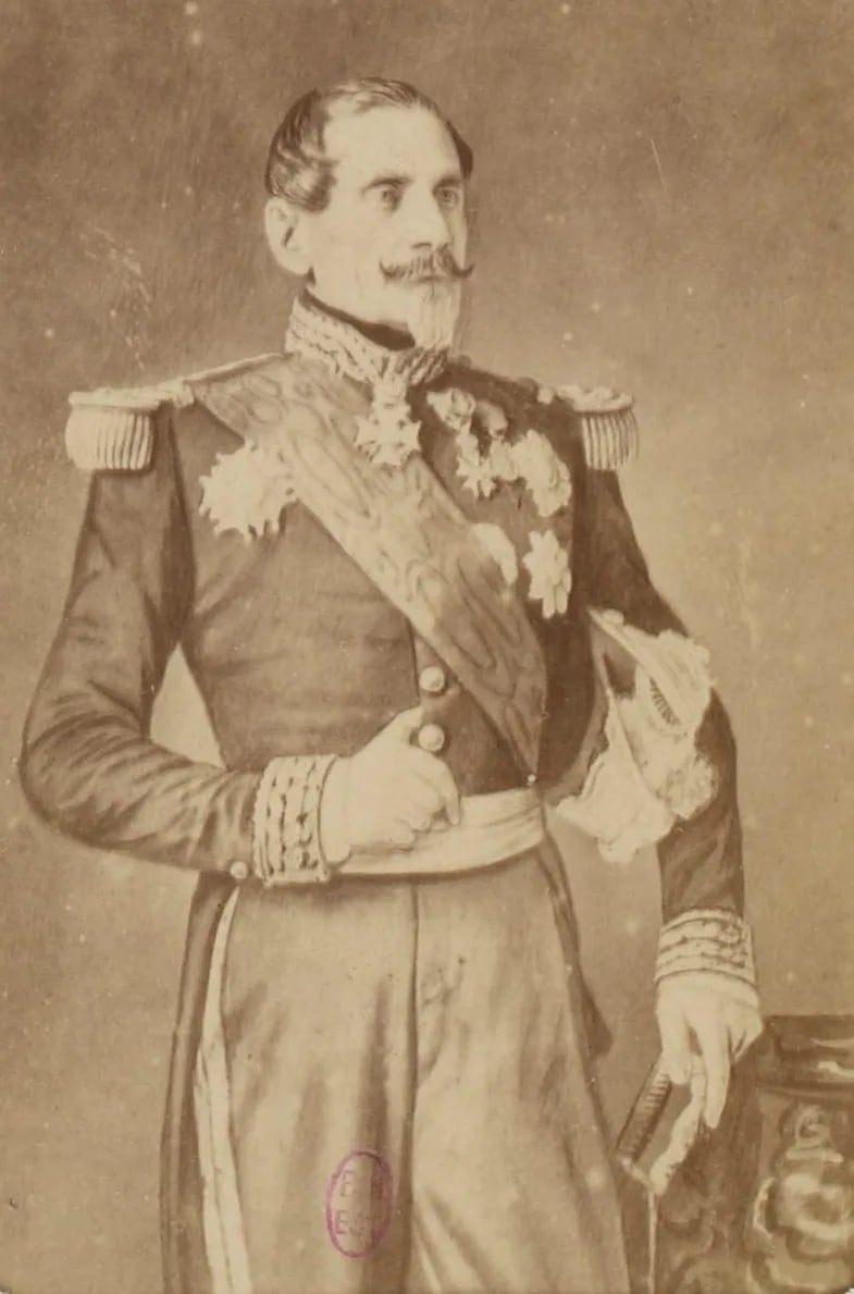 Porträt von Armand-Jacques-Achille Leroy de Saint-Arnaud (1798–1854) – Gedenkseite