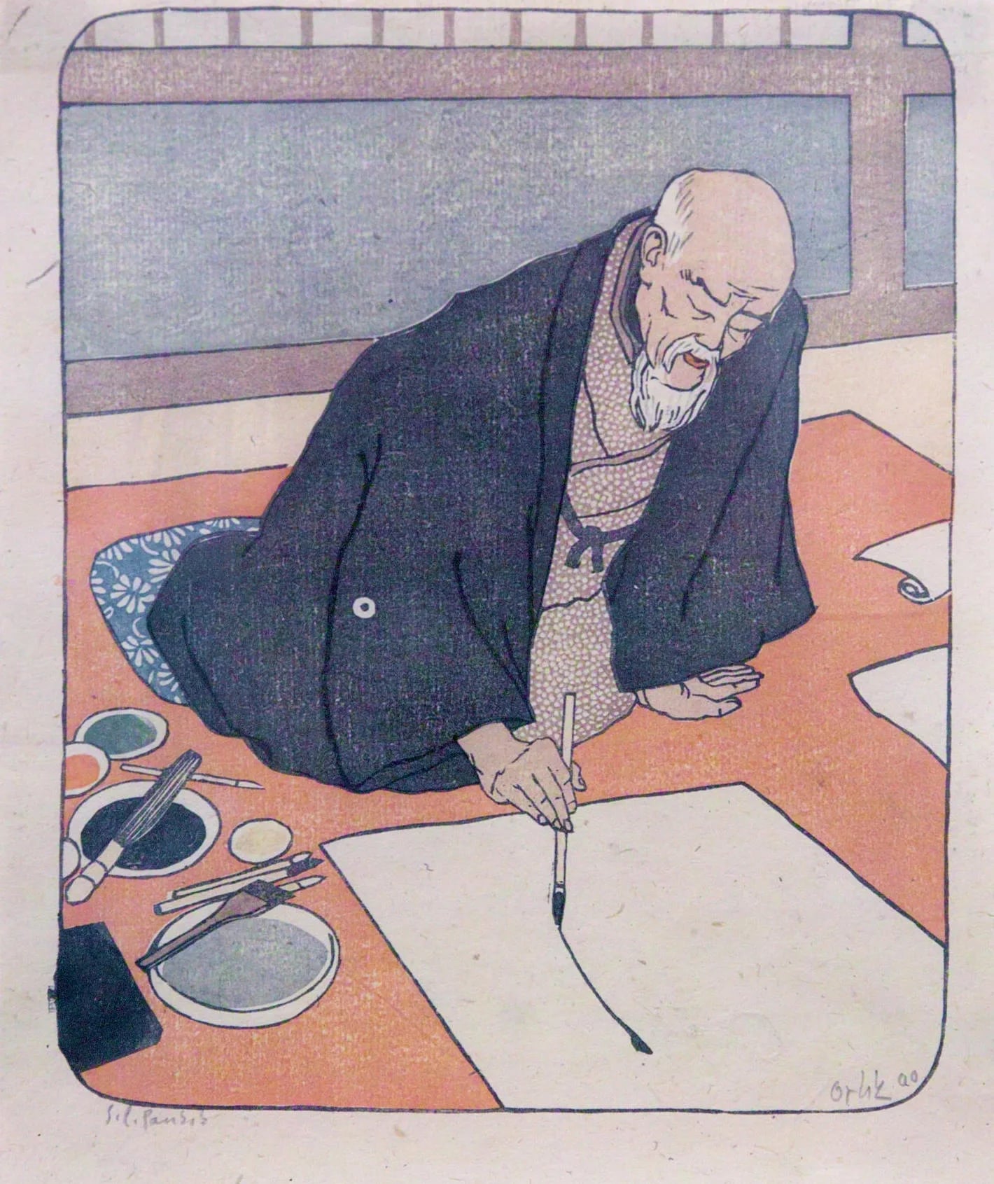 Porträt von Tomonobu (1843–1912) – Gedenkseite