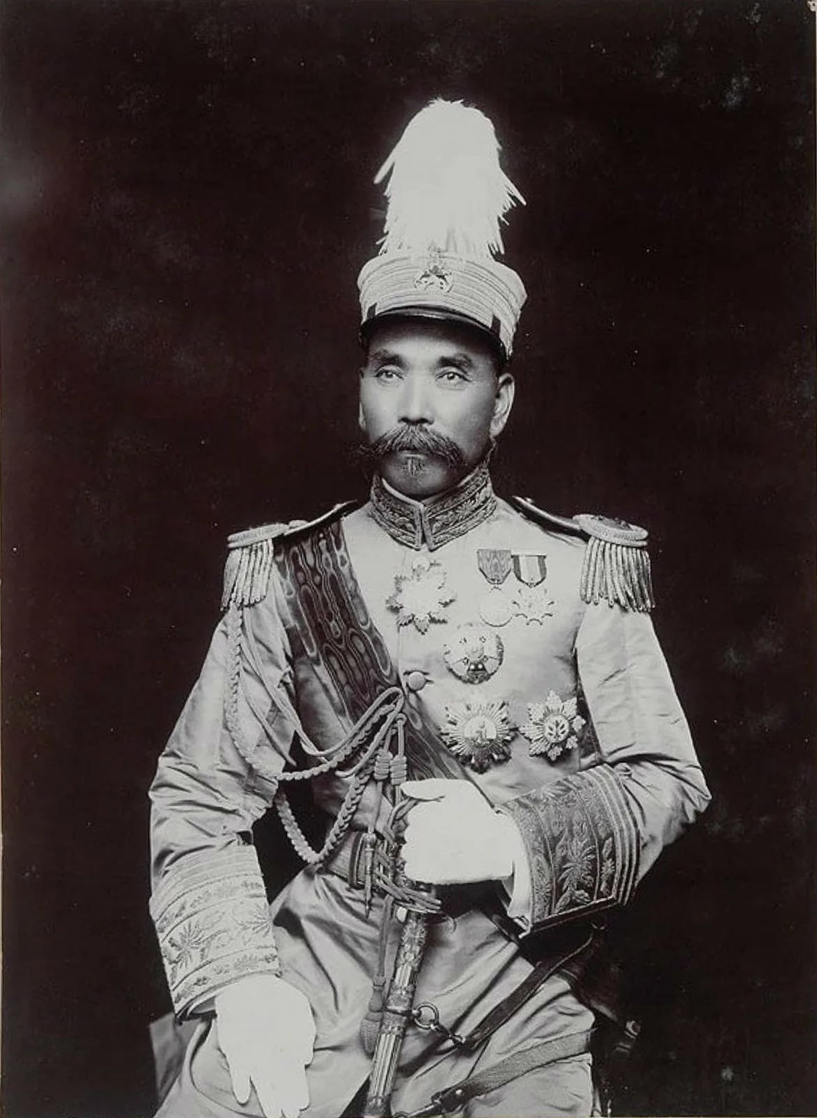 Porträt von Wang Zhanyuan (1861–1934) – Gedenkseite