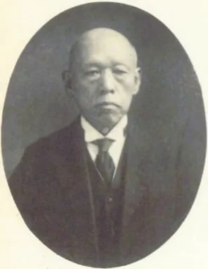 Portrait of Den Teikichi (1852–1938) – memorial page