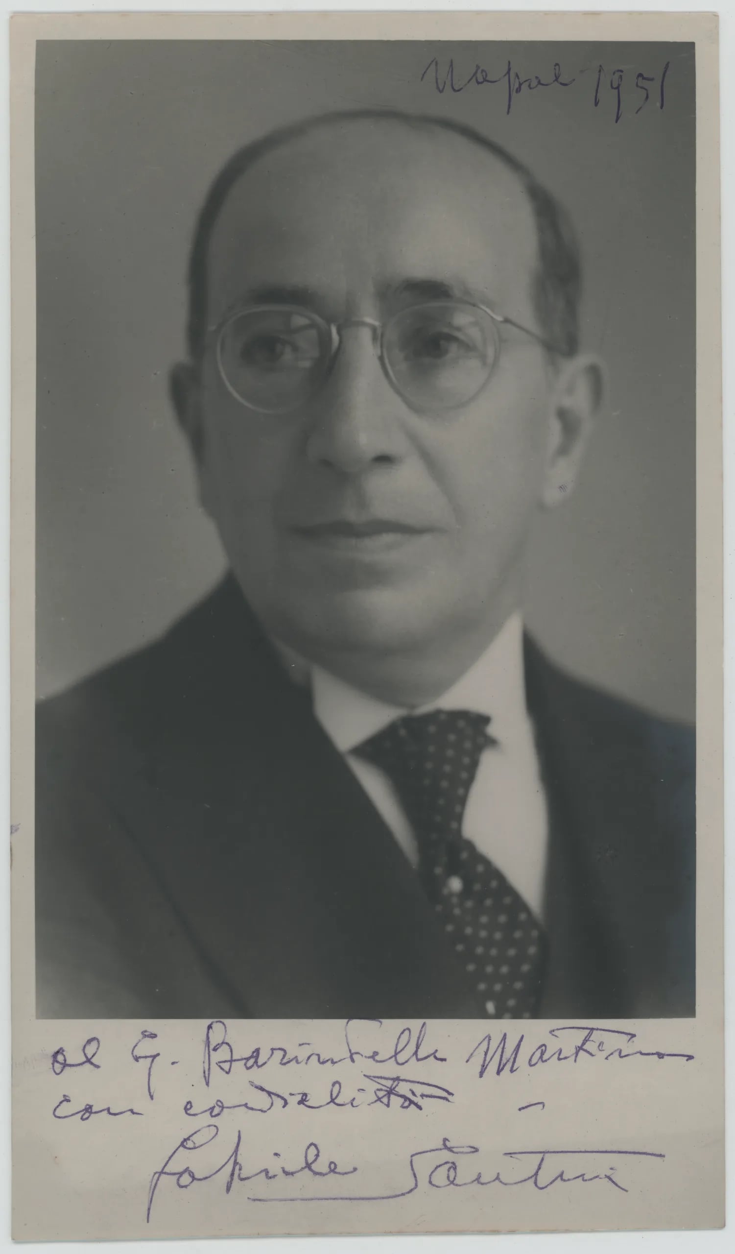 Portrait of Gabriele Santini (1886–1964) – memorial page