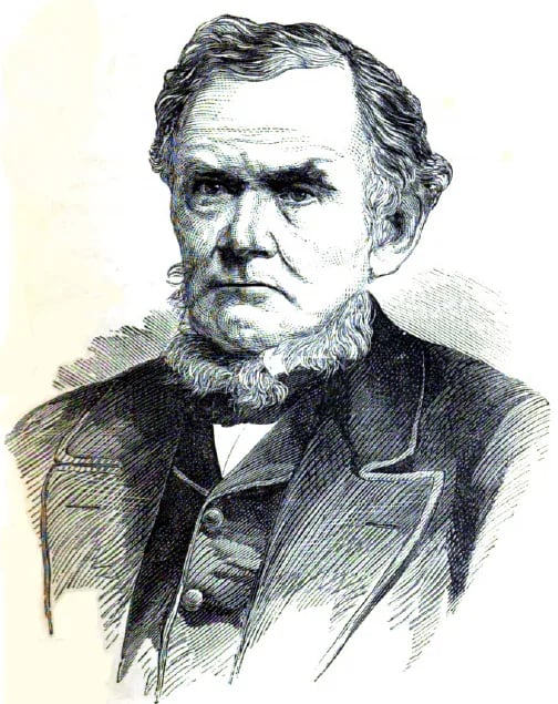 Portrait of Daniel Drew (1797–1879) – memorial page
