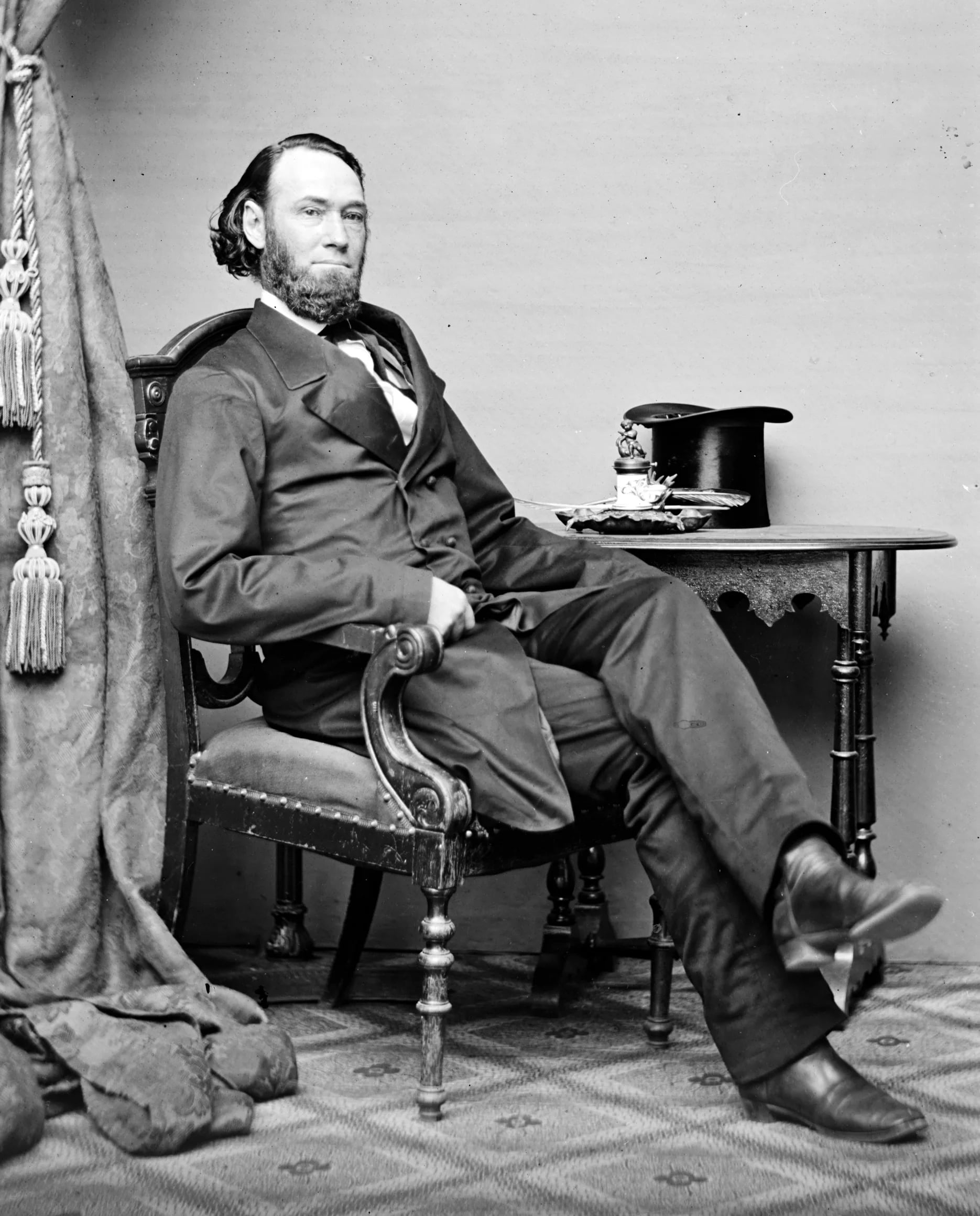 Portrait of Daniel E. Somes (1815–1888) – memorial page