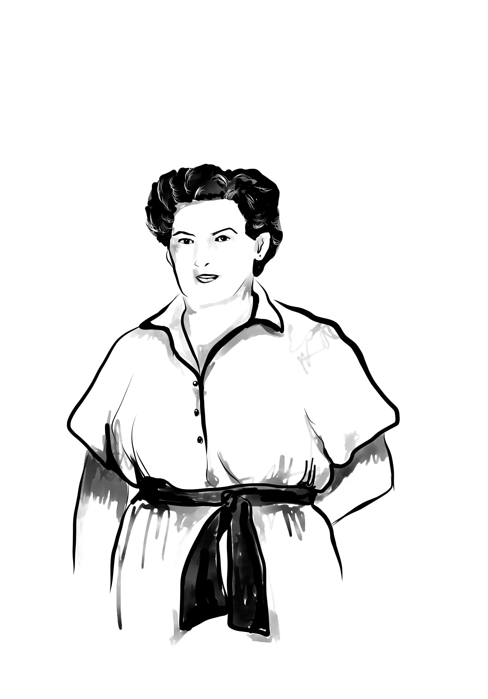 Portrait of Mercedes Zubikaray (1920–1983) – memorial page