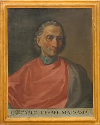 Porträt von Carlo Cesare Malvasia (1616–1693) – Gedenkseite