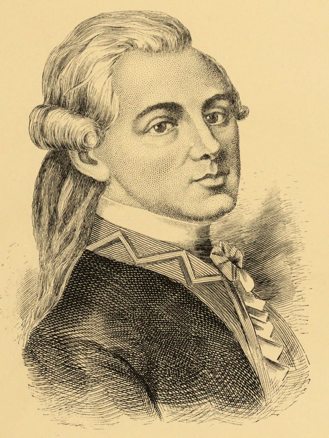 Portrait of Daniel Liénard de Beaujeu (1711–1755) – memorial page