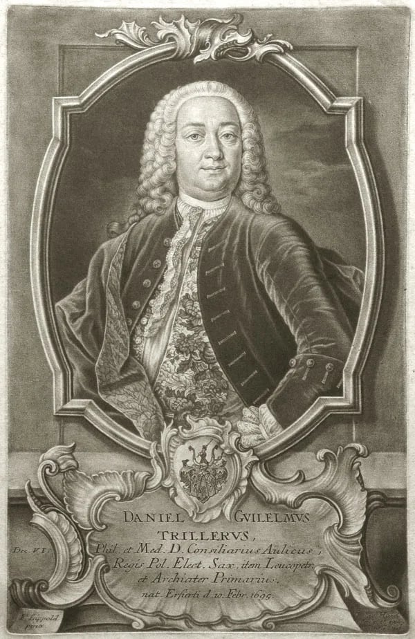 Portrait of Daniel Triller (1695–1782) – memorial page