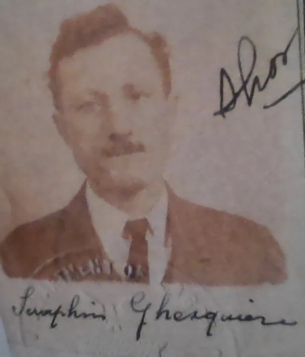 Porträt von Séraphin Ghesquière (1881–1954) – Gedenkseite