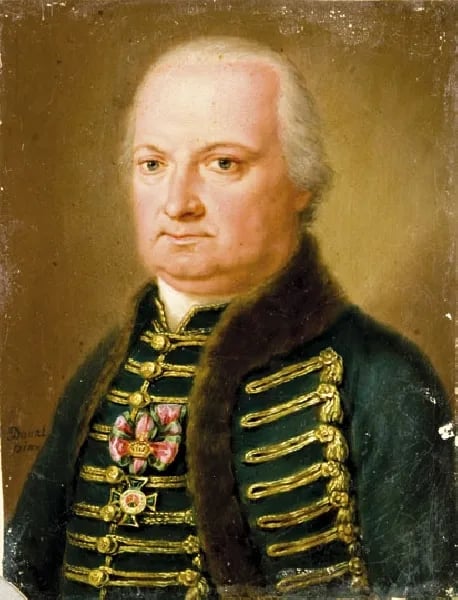 Porträt von György Mailáth (1752–1821) – Gedenkseite