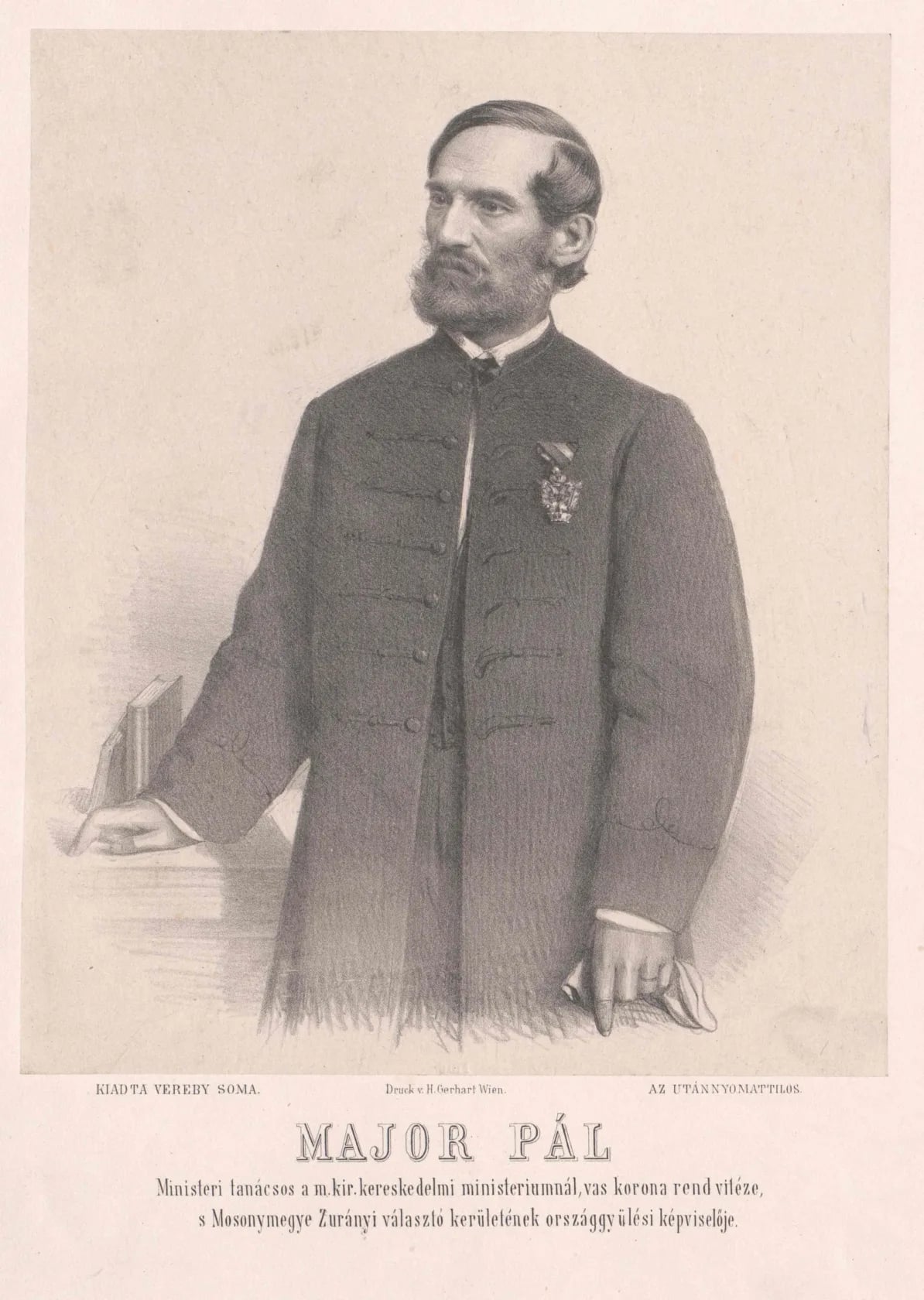 Portrait of Pál Major (1818–1890) – memorial page