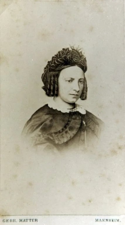 Porträt von Juliana Amalie Kauffmann (1816–1869) – Gedenkseite
