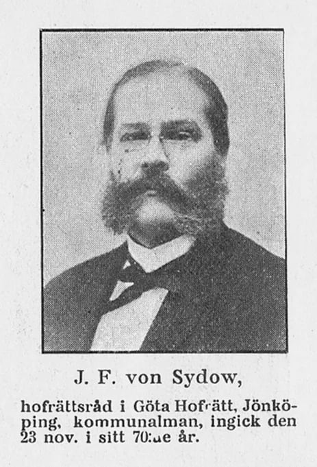 Porträt von John von Sydow (1833–1905) – Gedenkseite