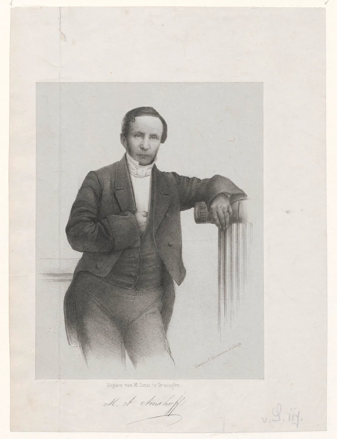 Portrait of Maurits Albrecht Amshoff (1801–1874) – memorial page