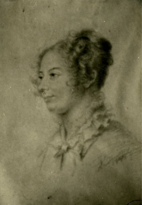 Porträt von Pauline Huvier (1805–1869) – Gedenkseite