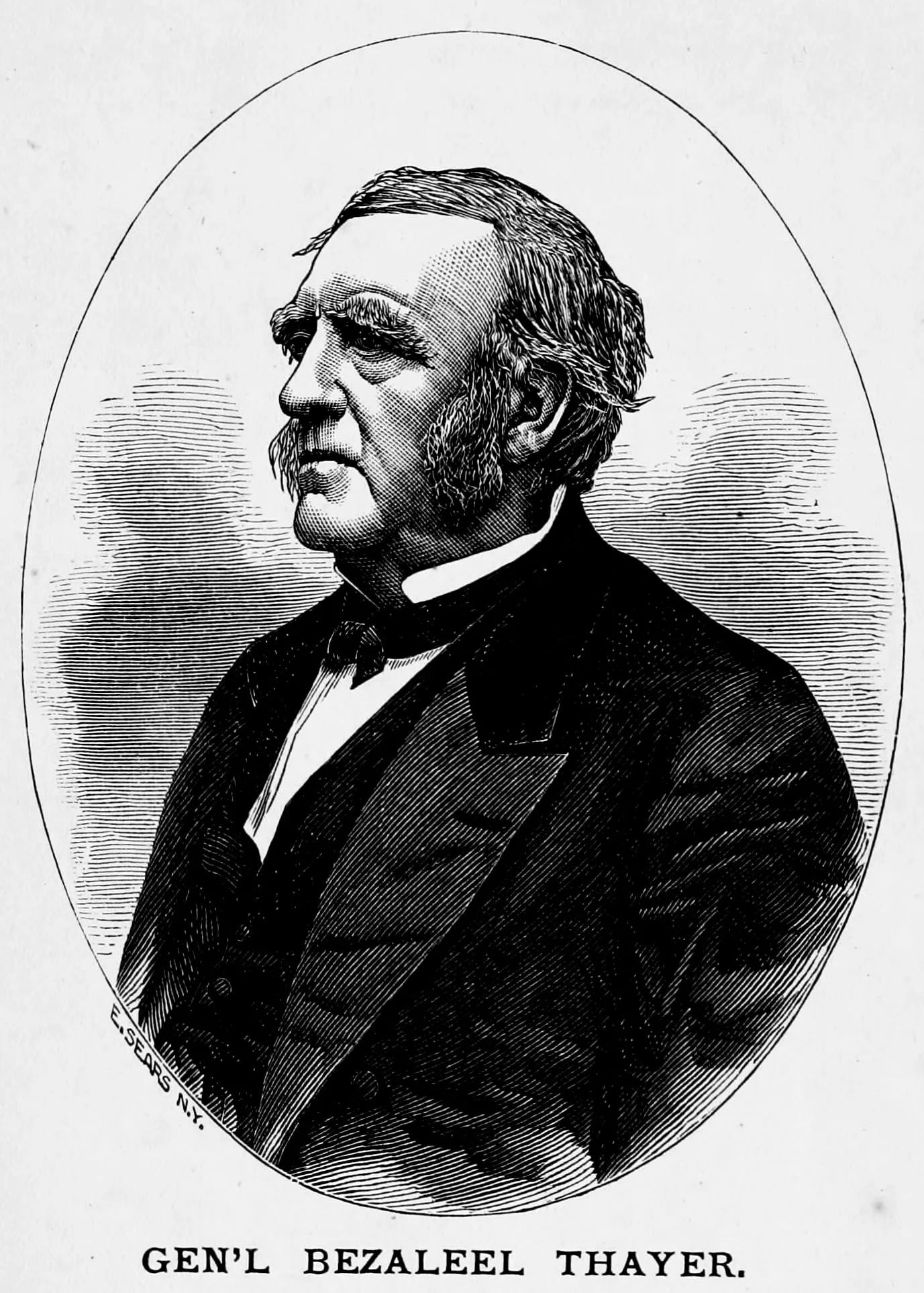Porträt von Bezaleel Thayer (1795–1875) – Gedenkseite