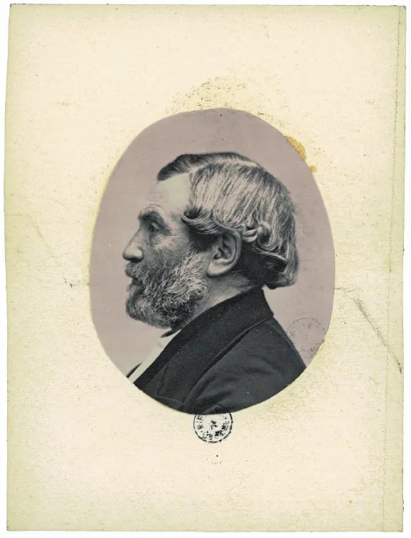 Porträt von Antoine Bovy (1795–1877) – Gedenkseite