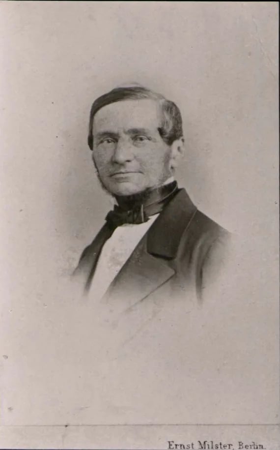 Porträt von Johann Heinrich Gelzer (1813–1889) – Gedenkseite