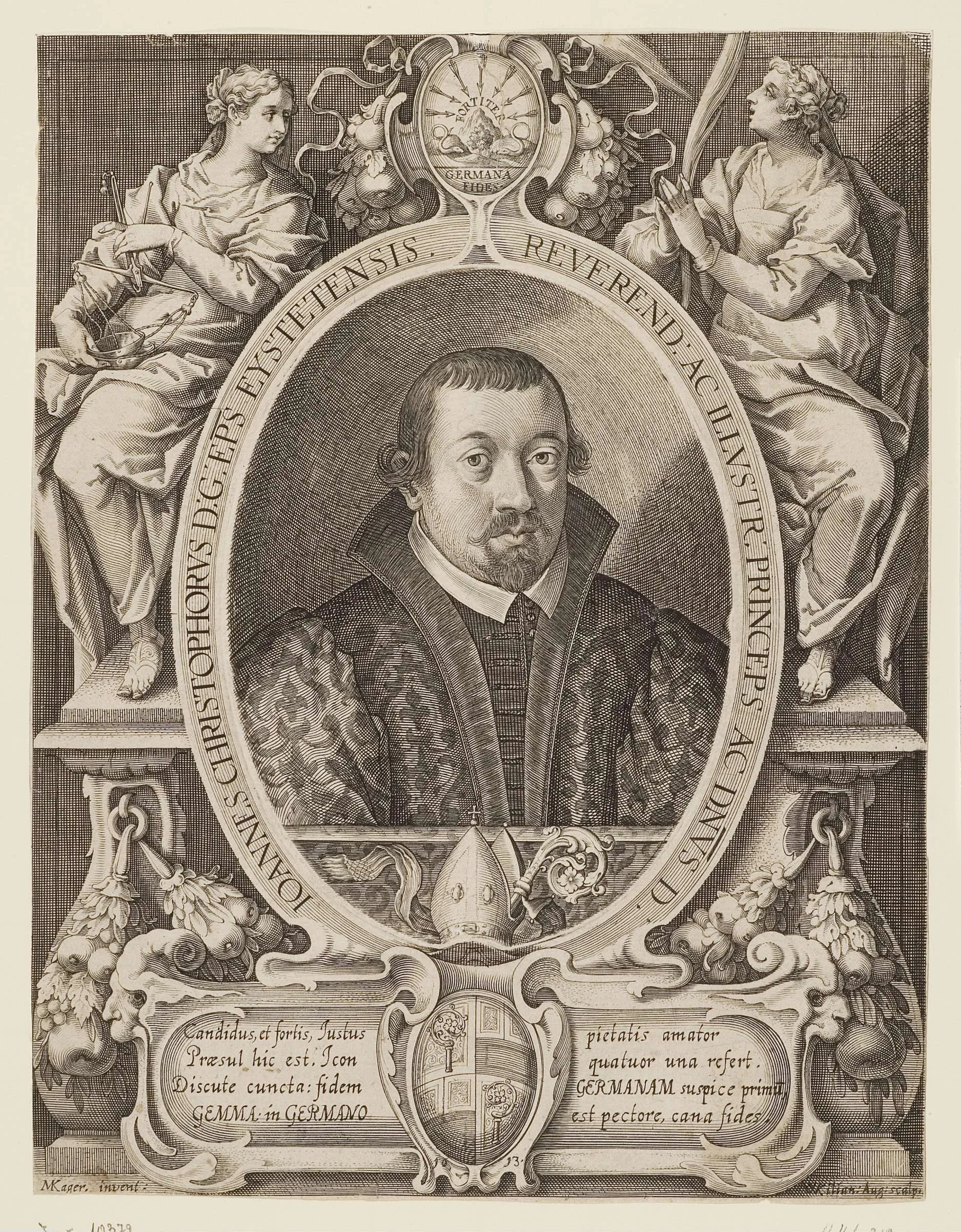 Porträt von Johann Christoph von Westerstetten (1563–1637) – Gedenkseite