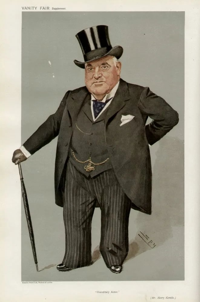 Portrait of Henry Kemble (1848–1907) – memorial page