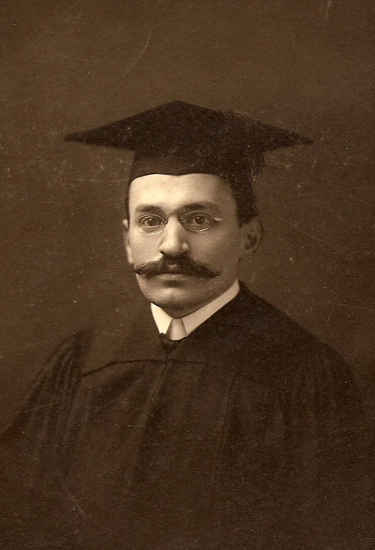 Porträt von Theodore Charles Frederick Abel (1869–1948) – Gedenkseite