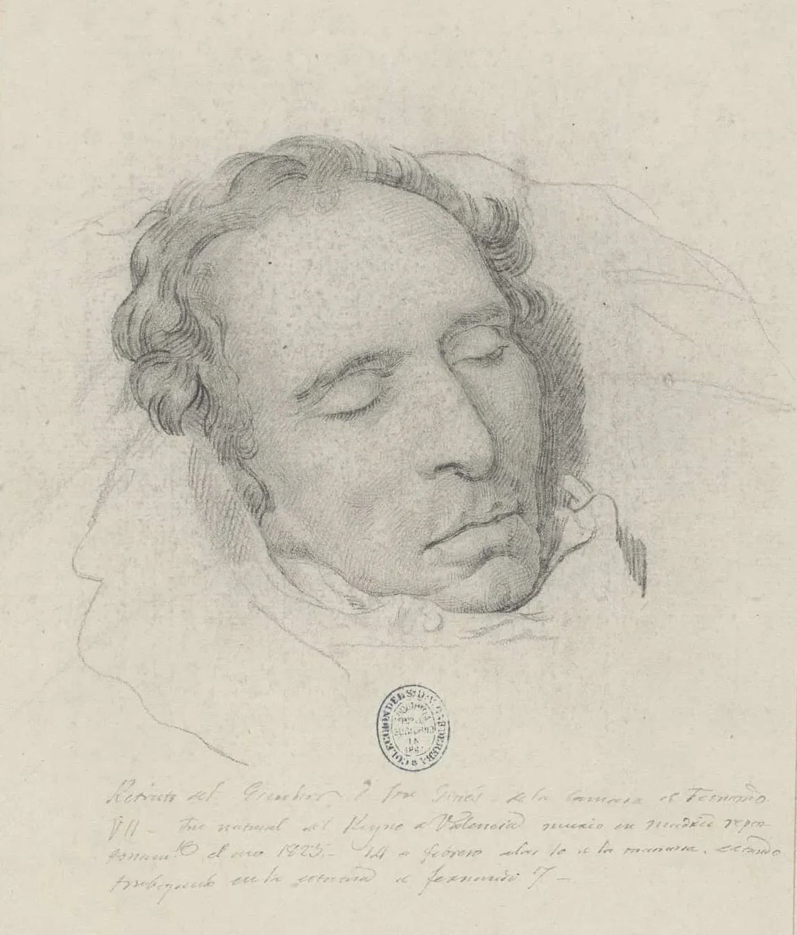 Porträt von José Ginés (1768–1823) – Gedenkseite