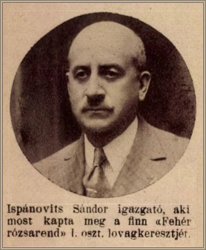 Porträt von Sándor Ispánovits (1881–1961) – Gedenkseite