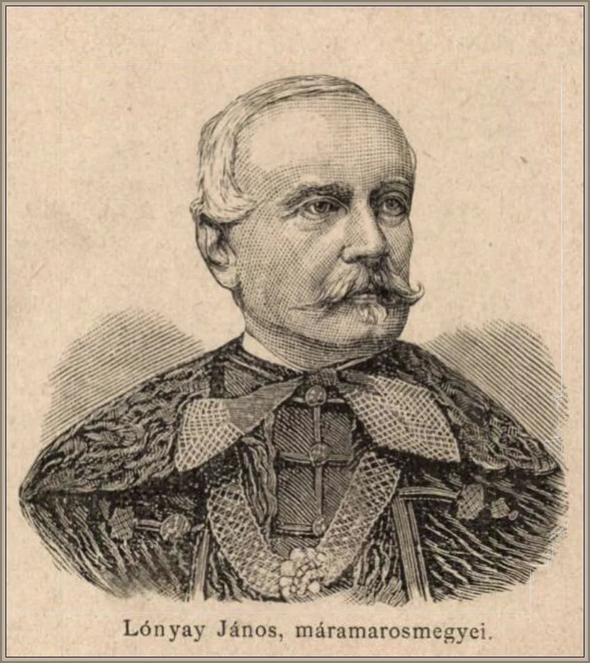 Porträt von János Lónyay (1828–1897) – Gedenkseite
