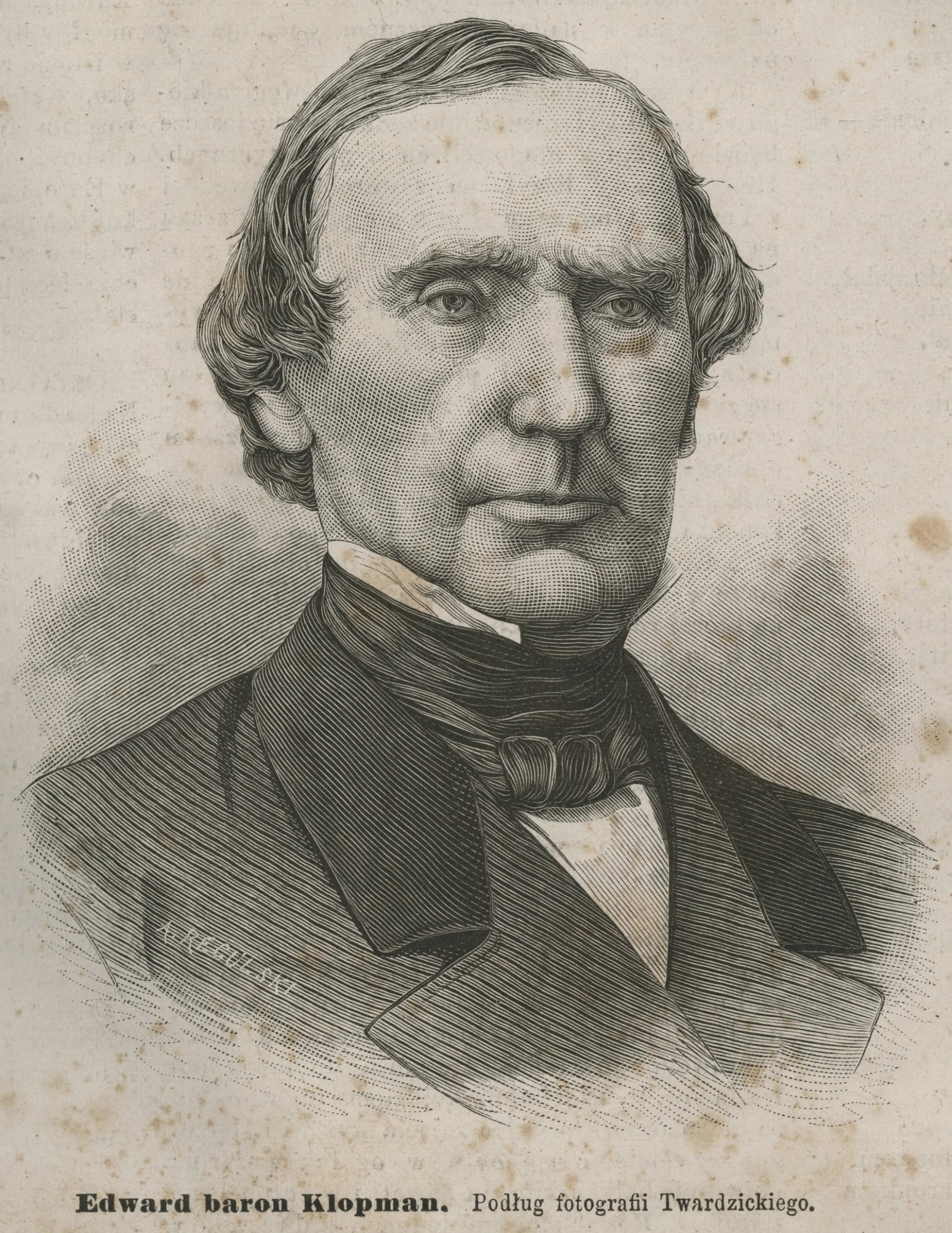 Porträt von Edward Klopmann (1801–1878) – Gedenkseite
