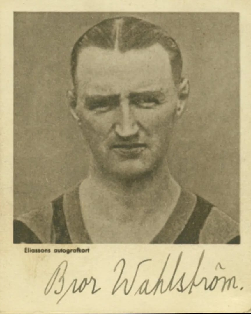 Porträt von Bror Wahlström (1907–1953) – Gedenkseite