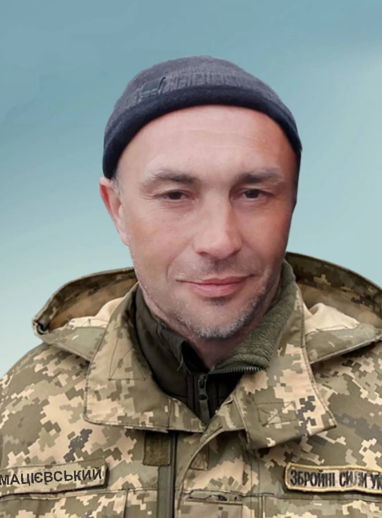 Portrait of Oleksandr Matsievskyi (1980–2022) – memorial page
