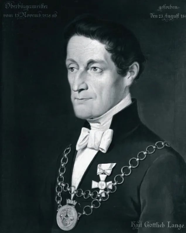 Portrait of Karl Gottlieb Lange (1780–1842) – memorial page
