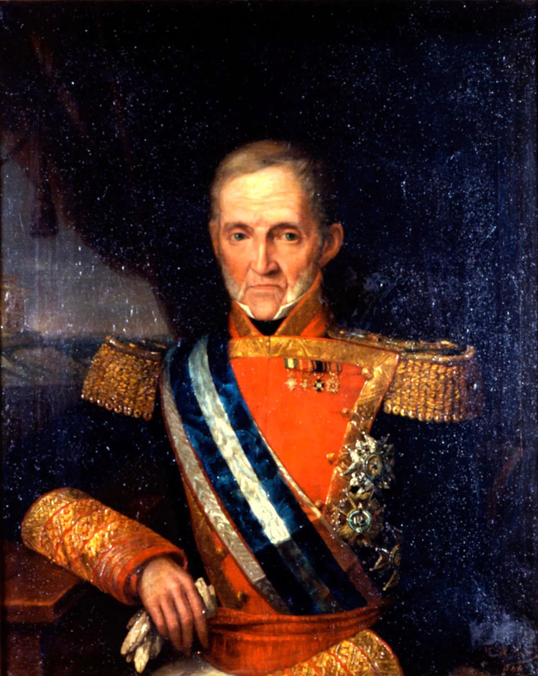 Porträt von Ramón Romay y Jiménez de Cisneros (1764–1849) – Gedenkseite