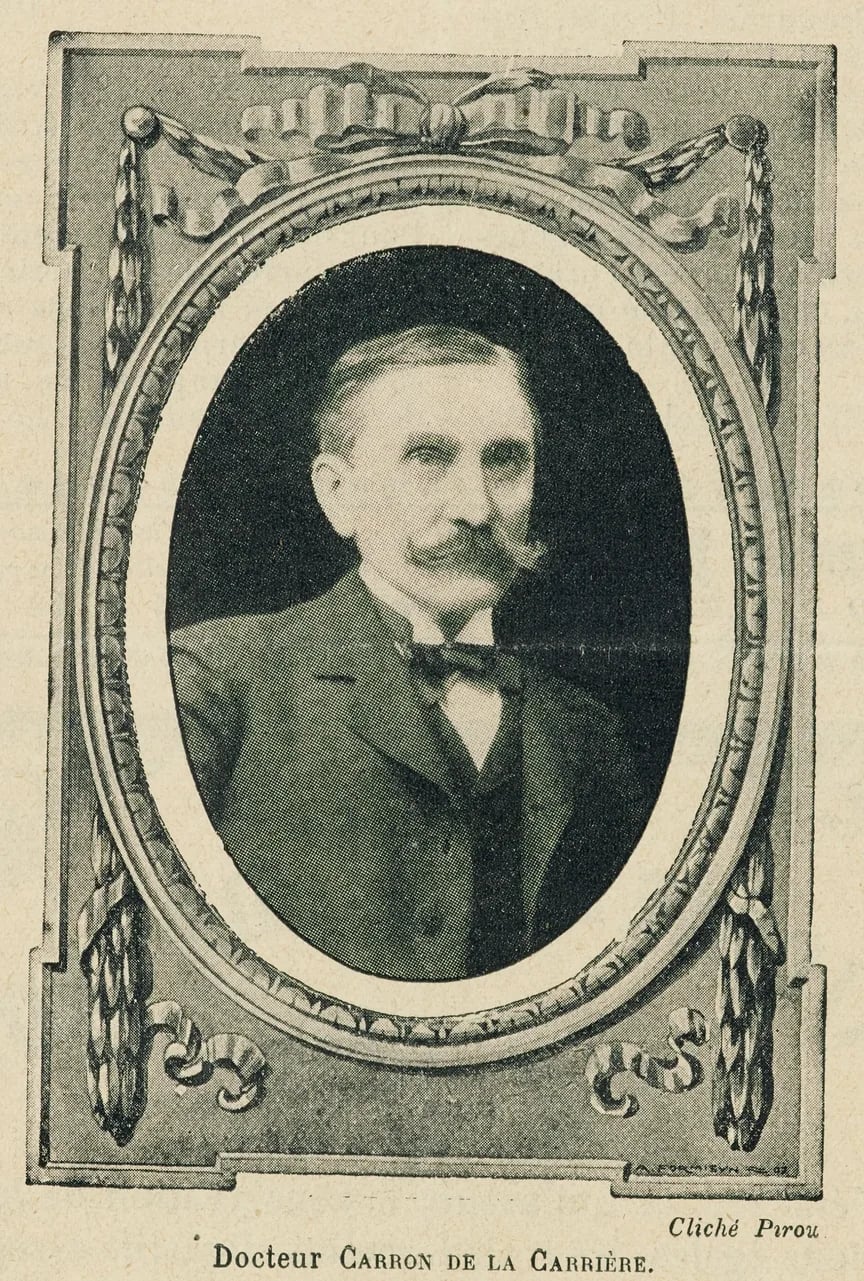 Portrait of Guy Charles Désiré Marie Carron de La Carrière (1858–1942) – memorial page