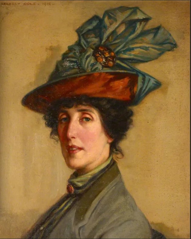 Portrait of Clara Gilbert Cole (1868–1956) – memorial page