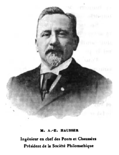 Portrait of Auguste Édouard Hausser (1845–1926) – memorial page