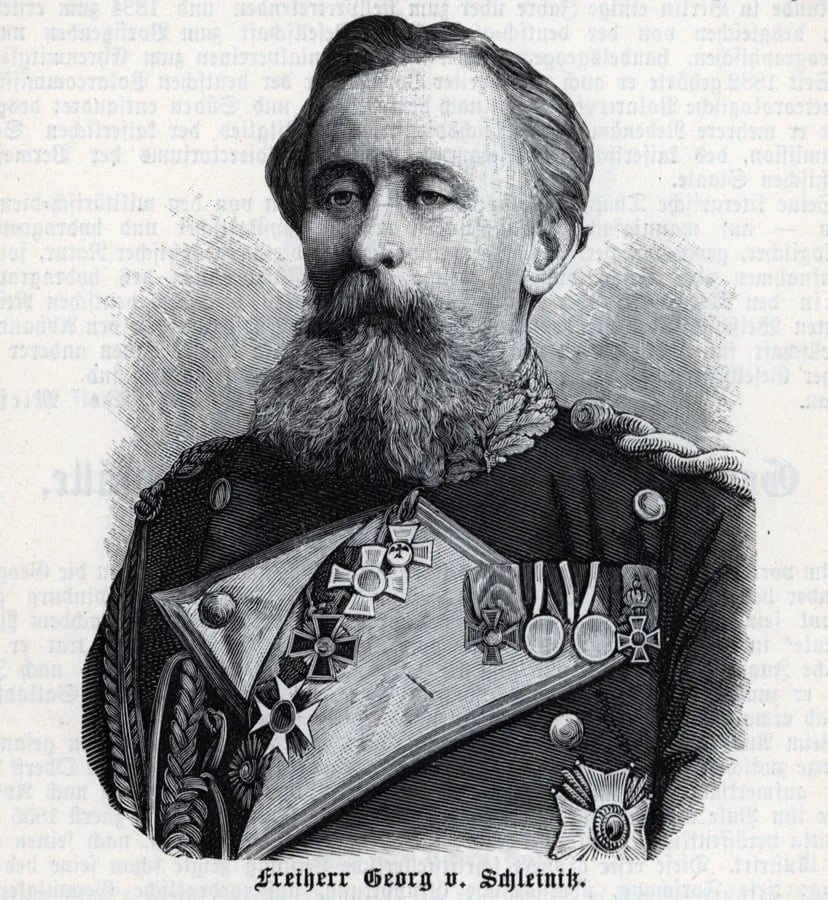 Porträt von Georg von Schleinitz (1834–1910) – Gedenkseite