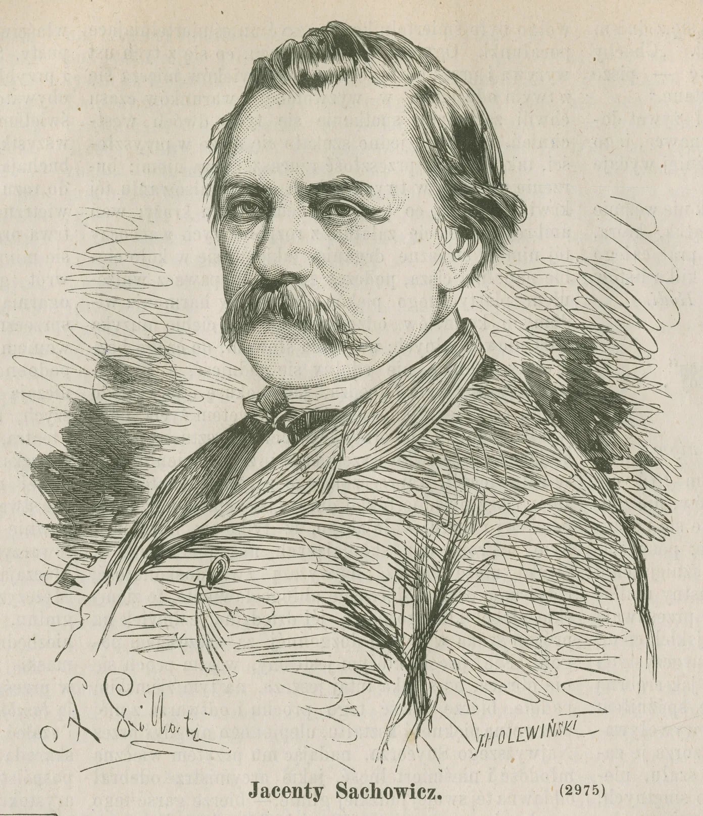 Porträt von Jacenty Sachowicz (1813–1875) – Gedenkseite