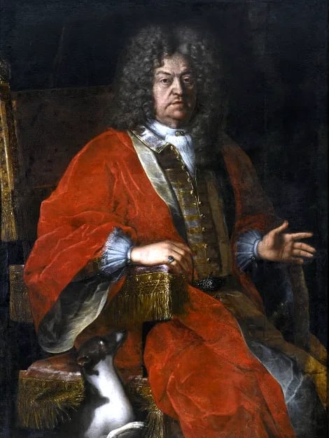 Porträt von Jan Dobrogost Krasiński (1639–1717) – Gedenkseite