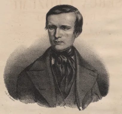 Porträt von Jan Majorkiewicz (1820–1847) – Gedenkseite