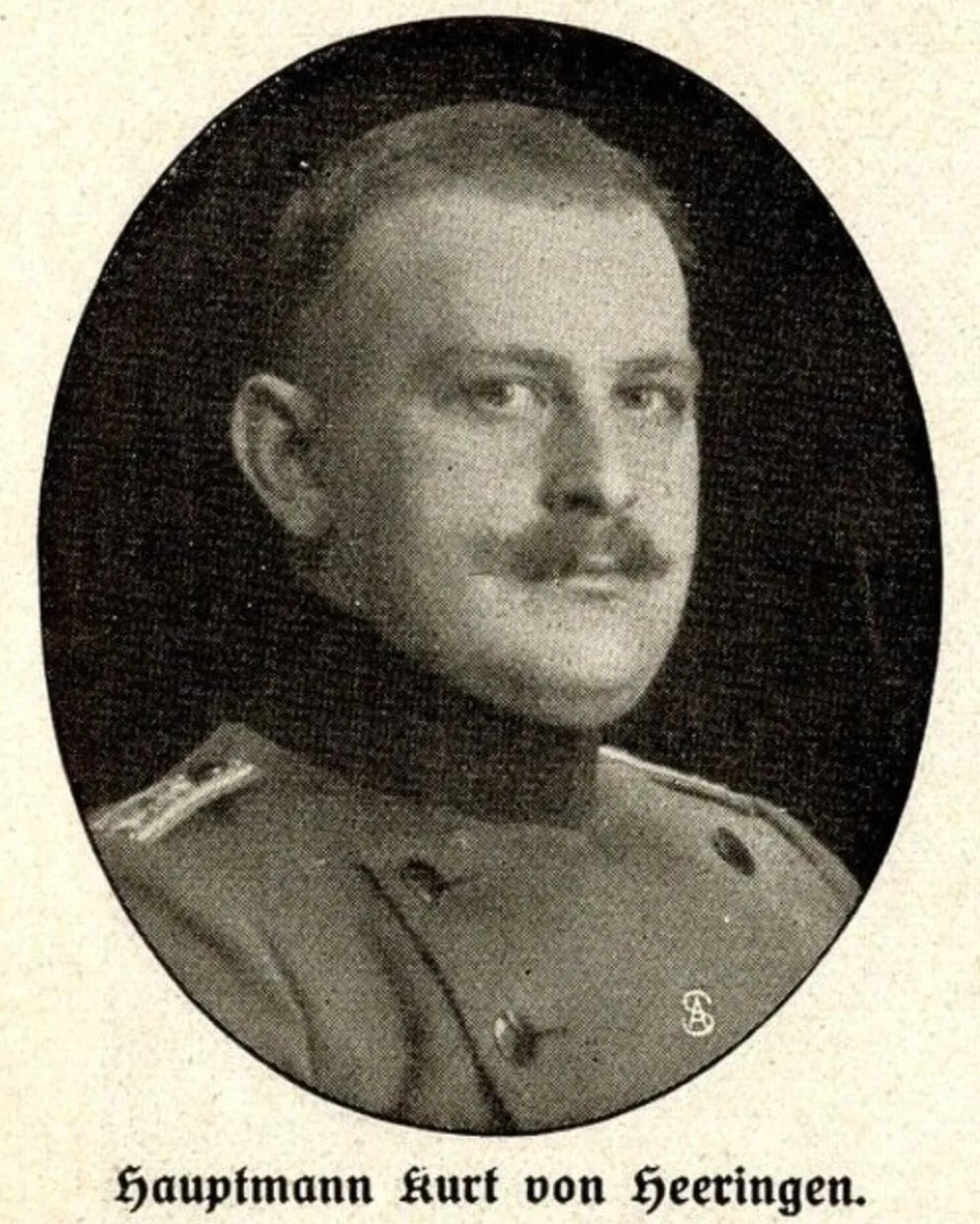 Portrait of Kurt von Heeringen (1878–1937) – memorial page