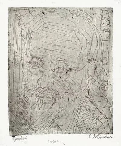 Porträt von Jakob Bosshart (1862–1924) – Gedenkseite