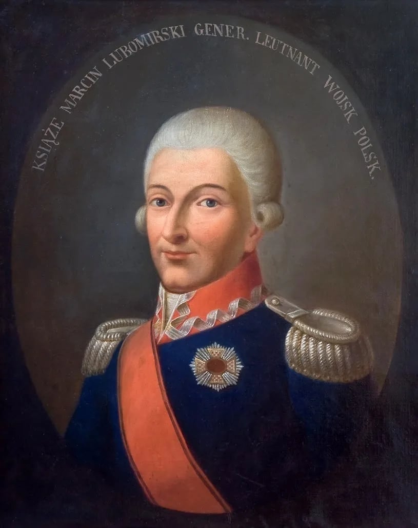 Porträt von Georg Martin von Lubomirski (1738–1811) – Gedenkseite