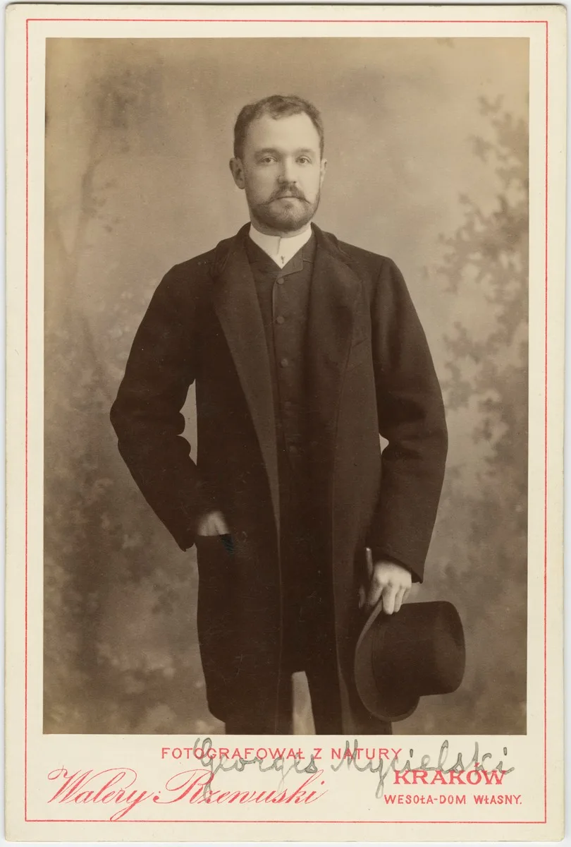 Porträt von Jerzy Mycielski (1856–1928) – Gedenkseite