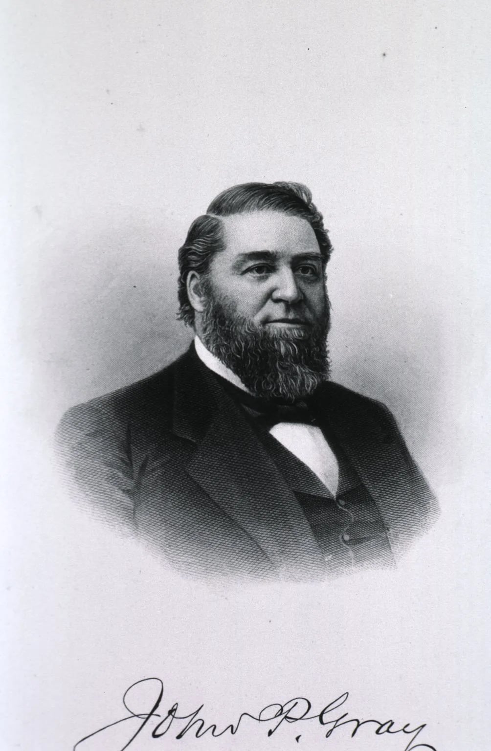 Porträt von John P. Gray (1825–1886) – Gedenkseite